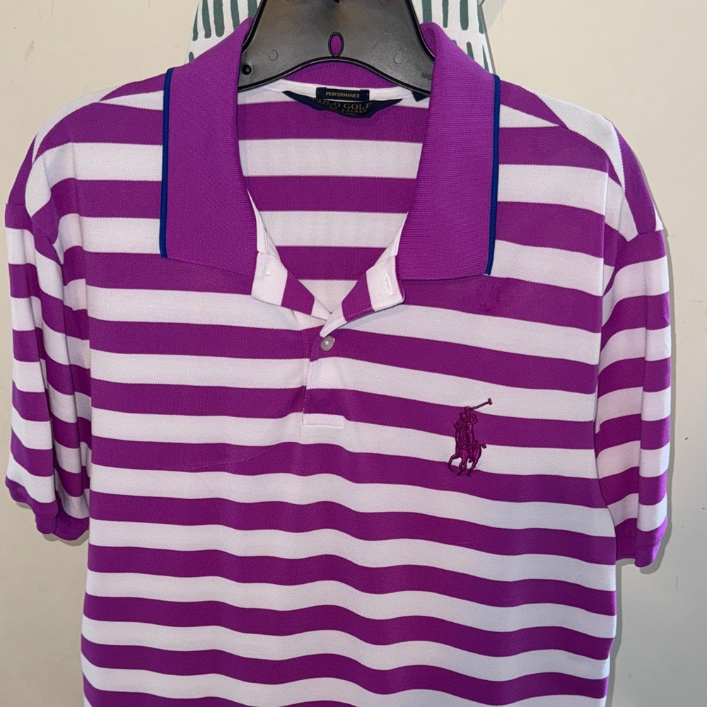 Ralph Lauren Polo Golf in Purple and White